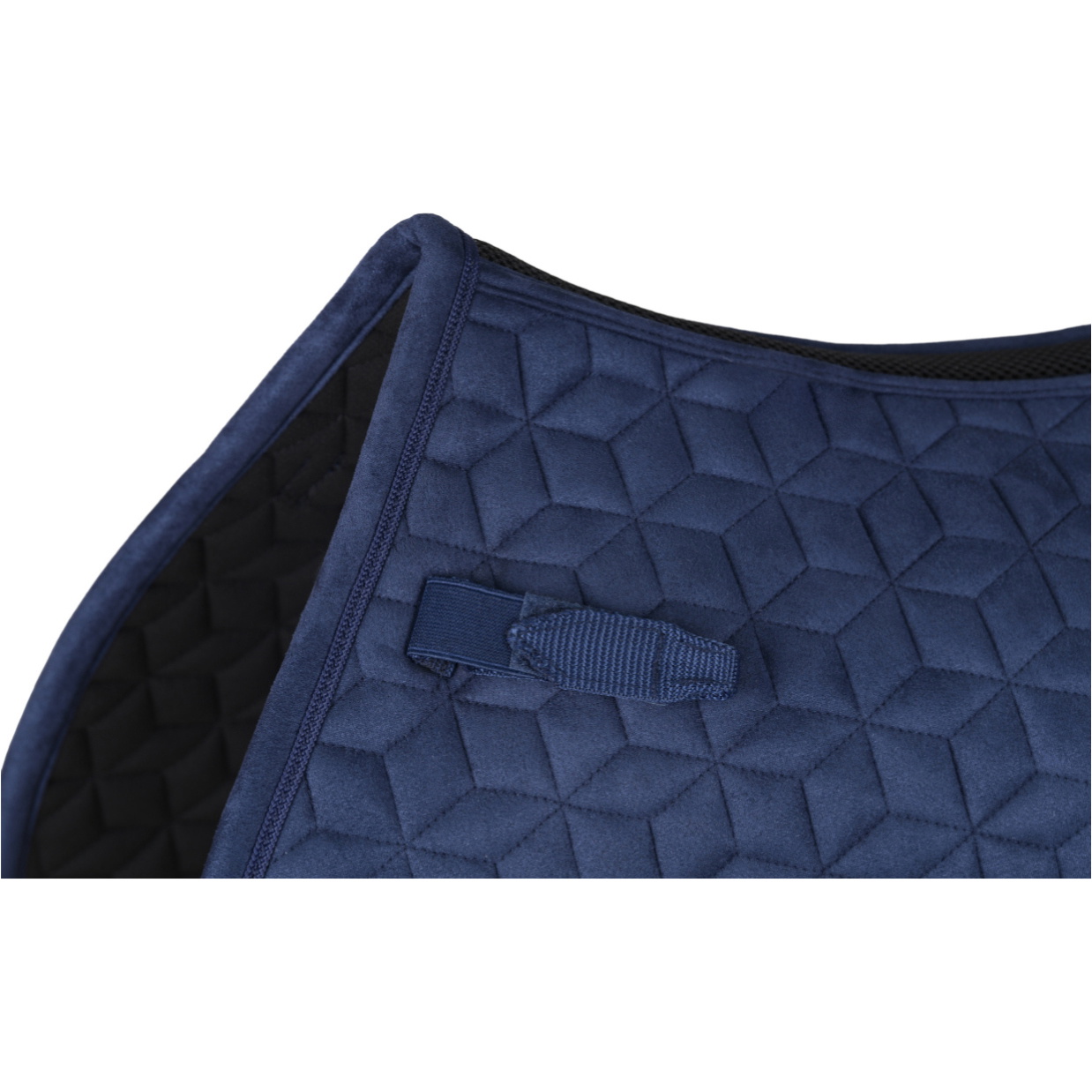 2026 WeatherBeeta Suede Elite Air-Tec Jump Shaped Saddle Pad 1030347 - Navy